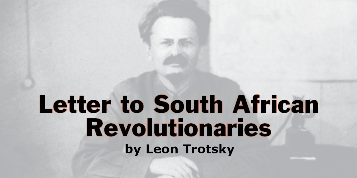 Letter to South African Revolutionaries