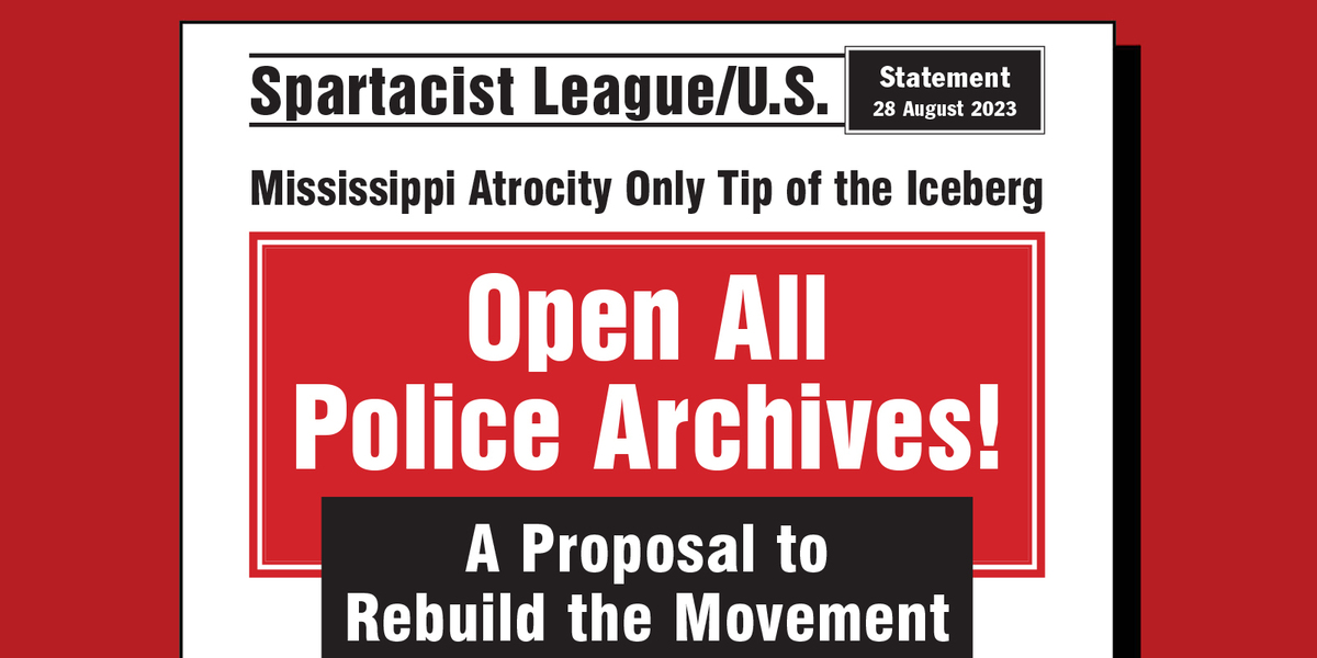 Open All Police Archives!