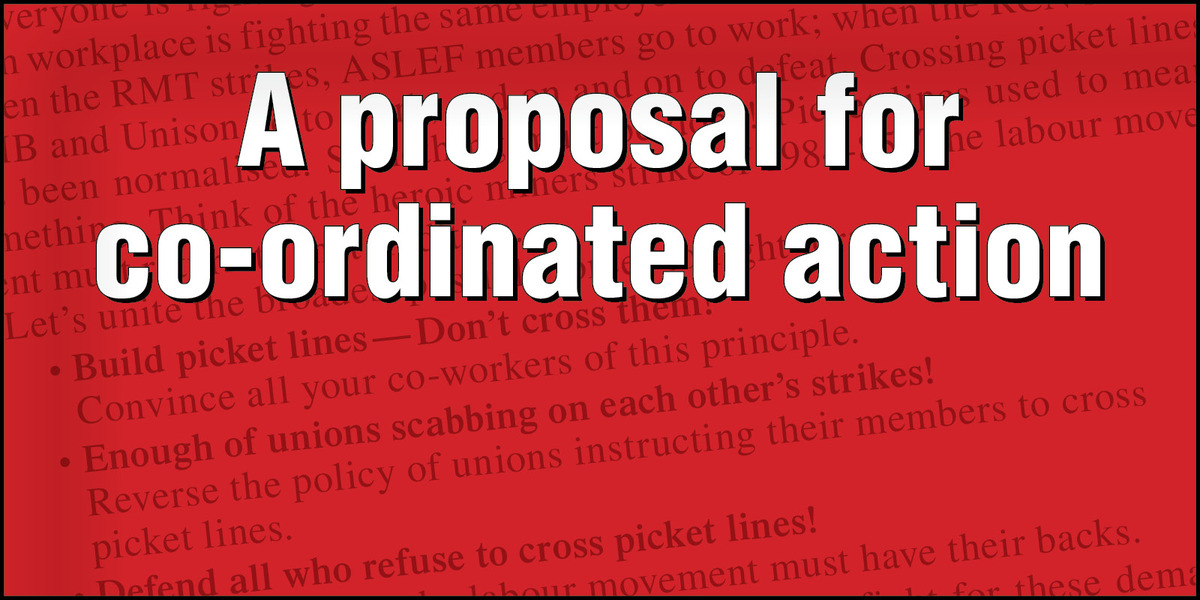 A proposal for co-ordinated action