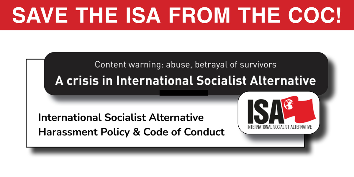 Save the ISA from the COC!