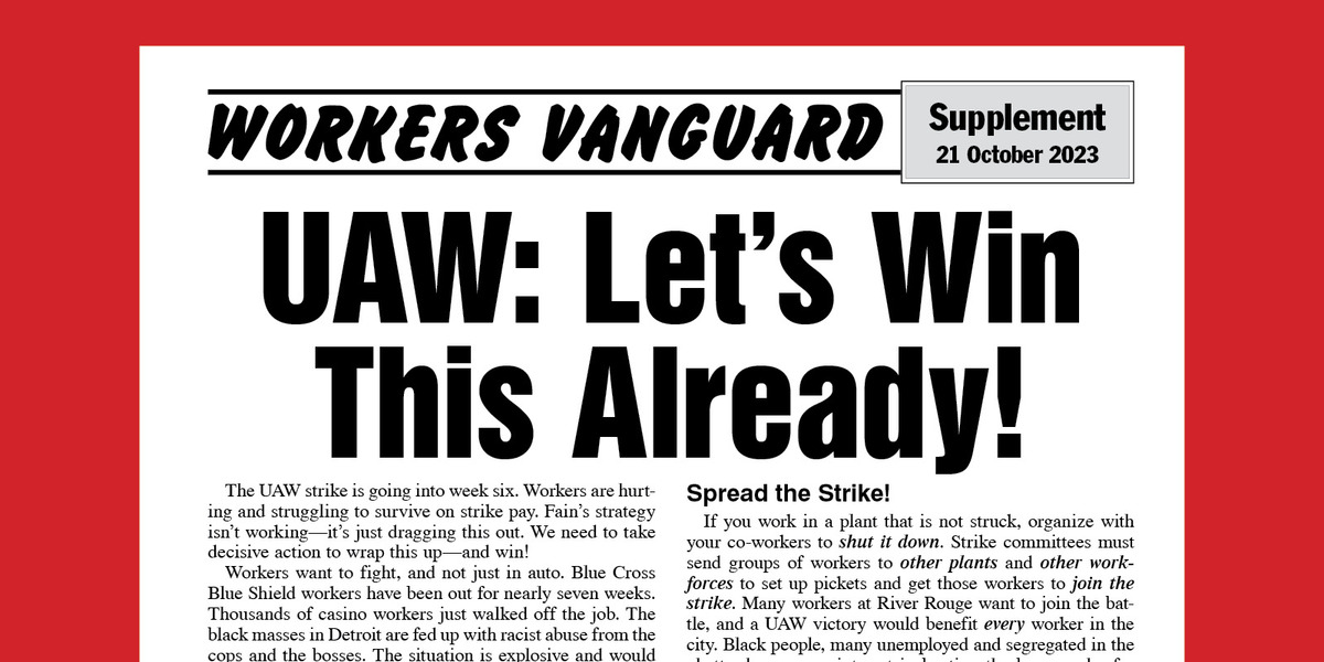UAW: Let’s Win This Already!